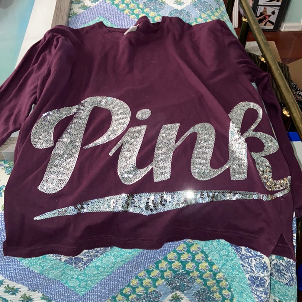 Victoria’s Secret pink shirt